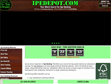 Tablet Screenshot of ipedepot.com